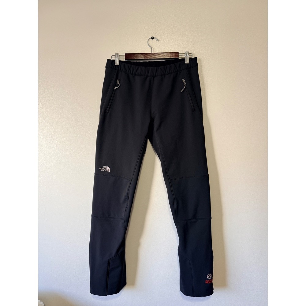 The North Face Summit Series Womens‎ Black Softshell Hiking Pants Fleece Lined M